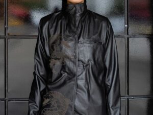 Oriental  Leather Blazer