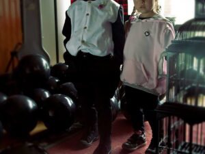 American Jacket White & Black