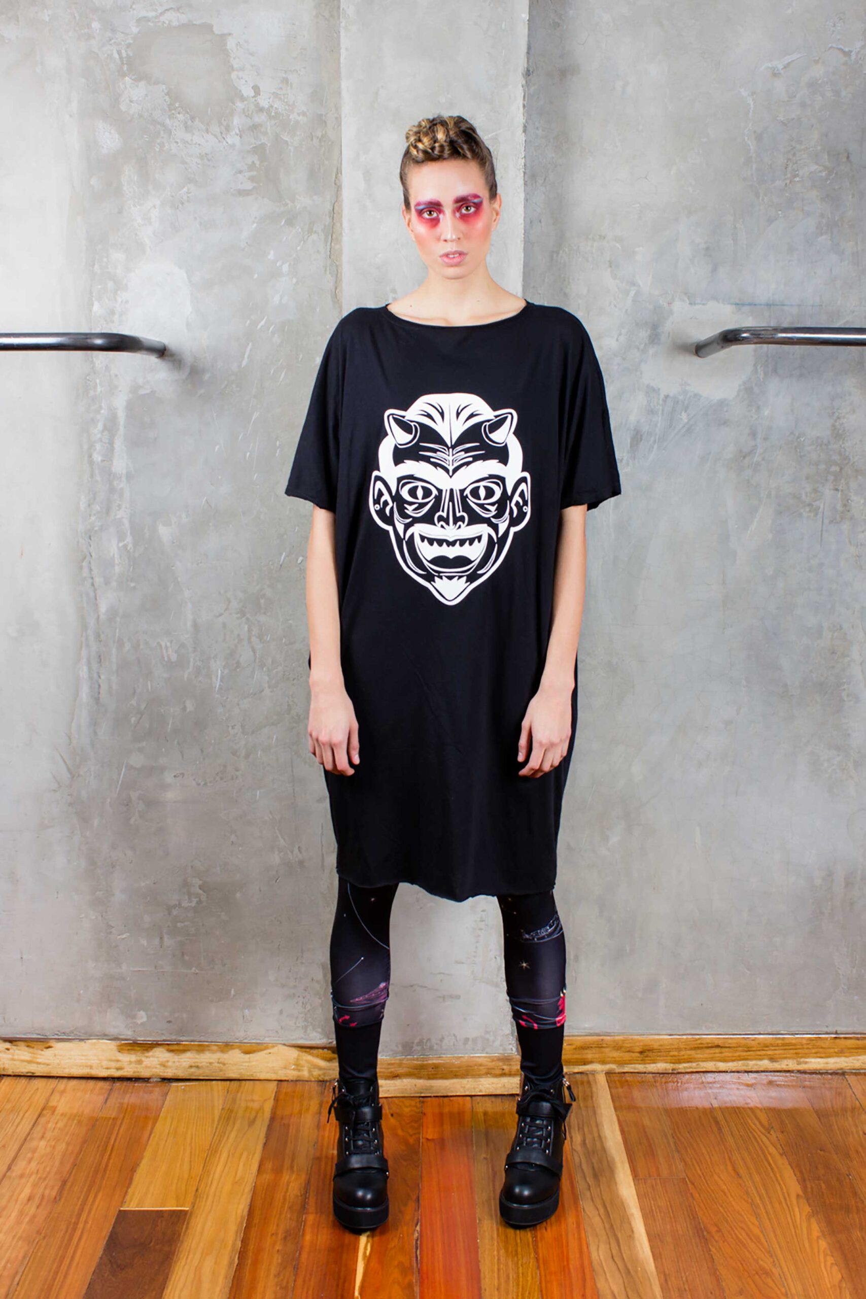 t-shirt-demon-mask