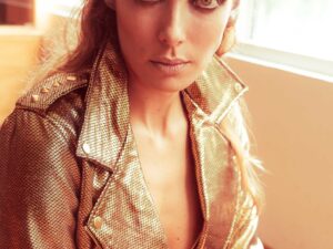 Gold sequin jacket
