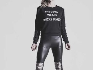 Hoddie "The Devil Wears Ducky Black"