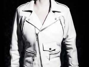 Motor Leather White Biker