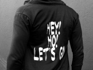 Rocker Hoddie Hey! Ho! Let s Go!