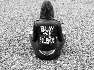 Biker Enjoy the silence 