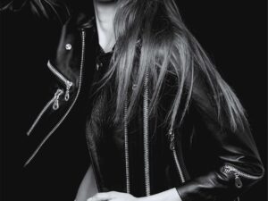 Chaqueta estilo Biker