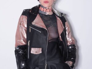 PINK BIKER RAINBOW COWBOY