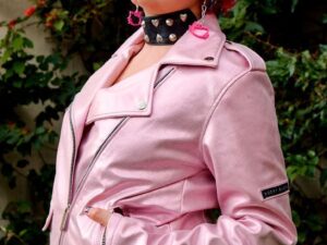 FANTASY PALE BIKER JACKET