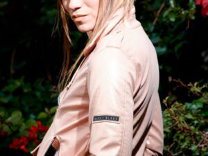 BIKER JACKET PALE GOLD