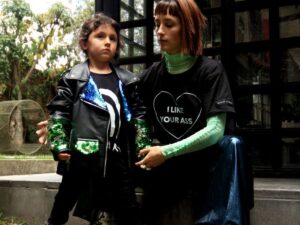 KID RAINBOW BIKER GREEN & BLUE