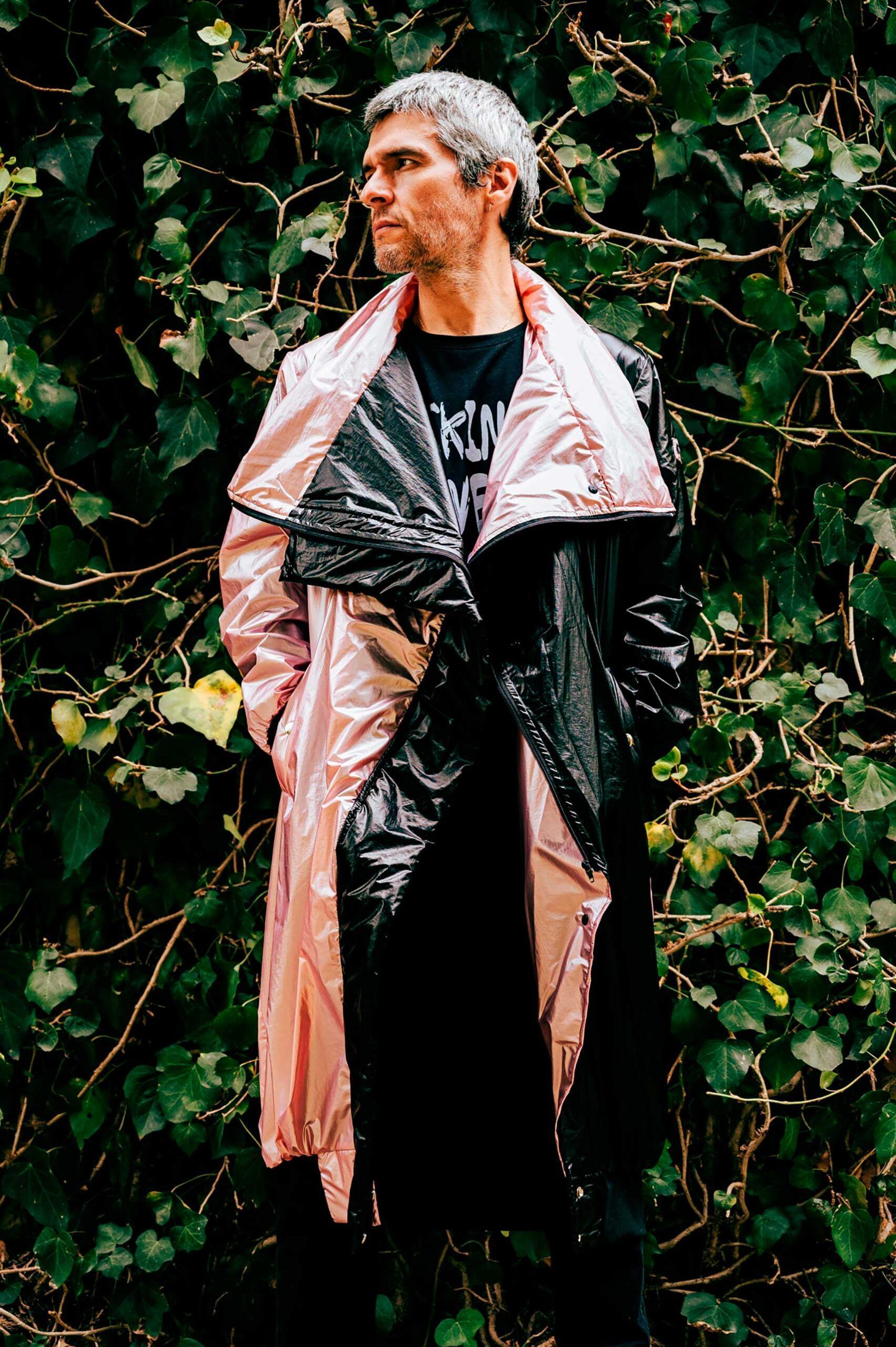 METALLIC RAINCOAT MIX UNISEX