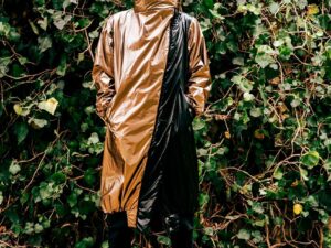 METALLIC RAIN COAT
