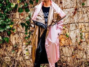 METALLIC RAIN COAT