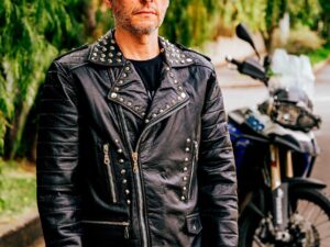 ARCANGEL LEATHER BIKER JACKET