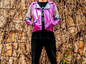 FANTASIA MIX BIKER JACKET