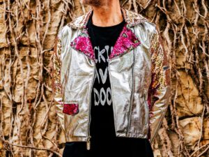VEGAN SILVER RAINBOW FANTASIA JACKET