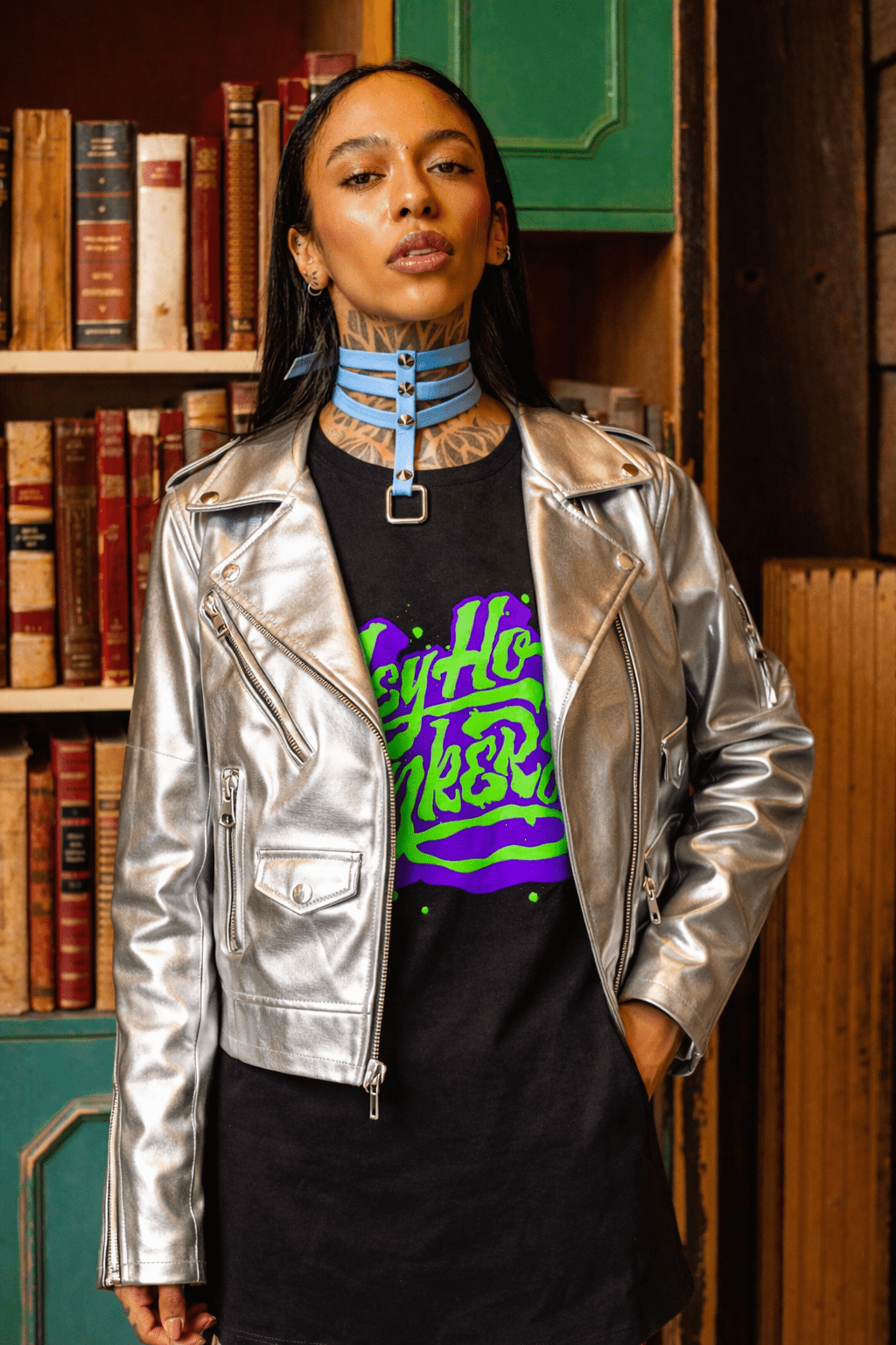 glam-biker-plata-unisex