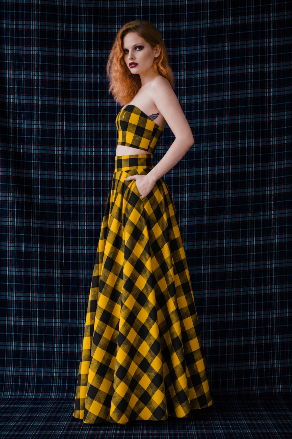 yellow-queen-skirt-falda-cintura-alta-para-mujer-con-estilo-rock-chic-ducky-black