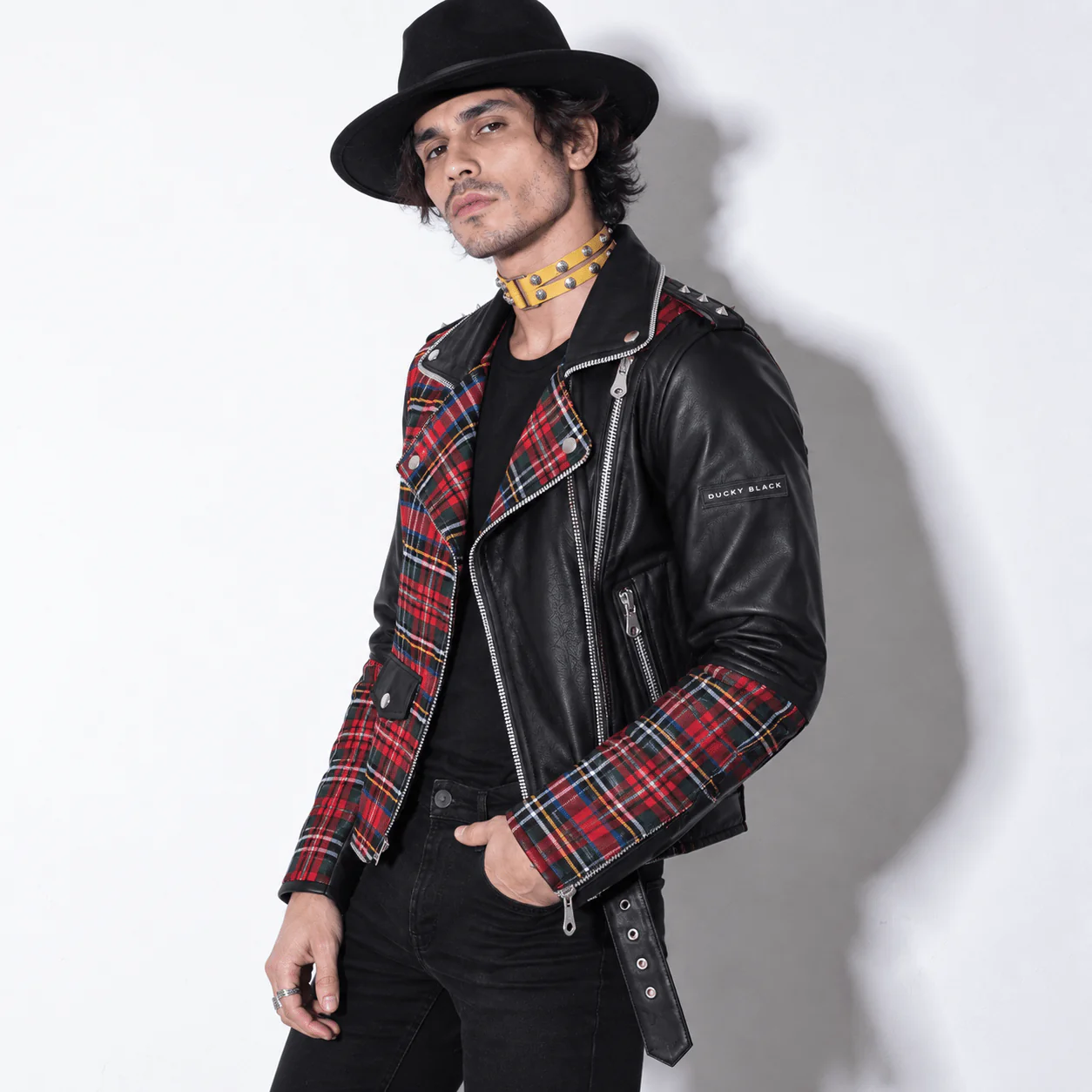 Ducky Black  biker bloody rebellion | Chaqueta biker | Ducky black - Imagen 3